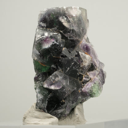 Seltene Phantom Fluorit Würfel Stufe, grün lila Okorusu, Namibia 64*43*29mm #13972