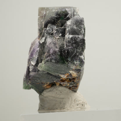Seltene Phantom Fluorit Würfel Stufe, grün lila Okorusu, Namibia 64*43*29mm #13972