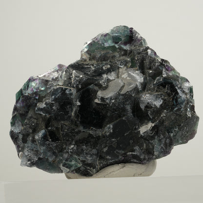 Seltene Phantom Fluorit Würfel Stufe, grün lila Okorusu, Namibia 65*48*18mm #13973