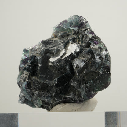 Seltene Phantom Fluorit Würfel Stufe, grün lila Okorusu, Namibia 65*48*18mm #13973