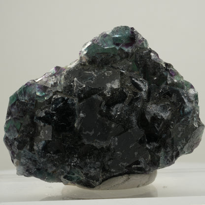 Seltene Phantom Fluorit Würfel Stufe, grün lila Okorusu, Namibia 65*48*18mm #13973