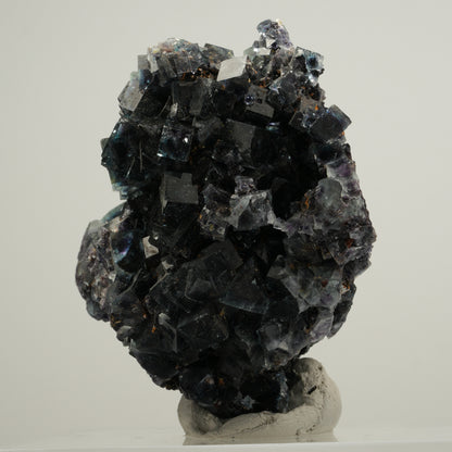 Seltene Phantom Fluorit Würfel Stufe, grün lila Okorusu, Namibia 61*57*40mm #13974