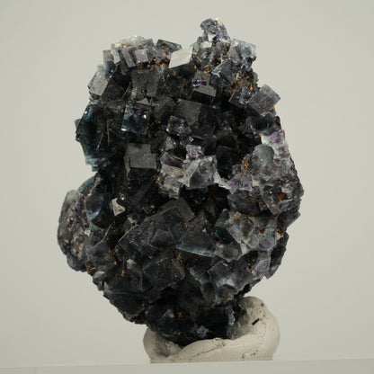 Seltene Phantom Fluorit Würfel Stufe, grün lila Okorusu, Namibia 61*57*40mm #13974