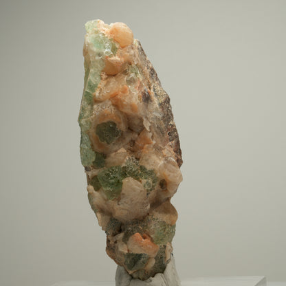 Schöne Fluorit Würfel, Quarz Stufe Omehane, Namibia 100*35*31mm #13975