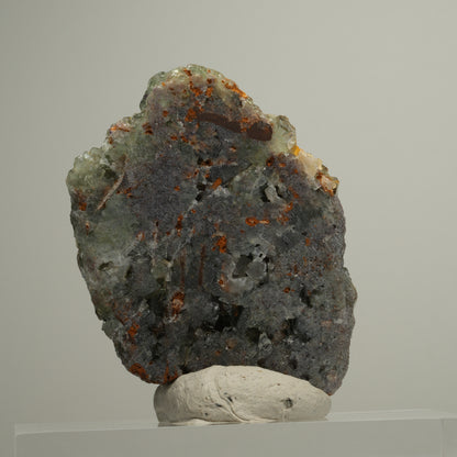 Seltene klare Phantom Fluorit Würfel, Quarz Stufe Okorusu, Namibia 67*50*18mm #13976