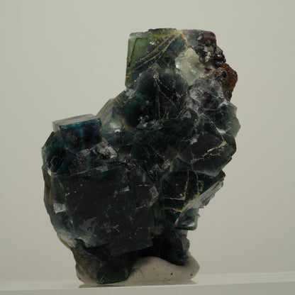 Phantom Fluorit Würfel Stufe, blau Butterfly Pocket, Okorusu, Namibia 57*36*26mm #13981