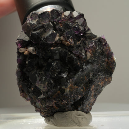 Seltene klare Phantom Fluorit Würfel, Quarz Stufe Okorusu, Namibia 59*53*34mm #13983