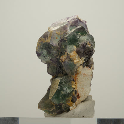 Seltene Phantom Fluorit, Orthoklas, Hyalit Opal Stufe Erongo, Namibia 53*42*22mm #13985
