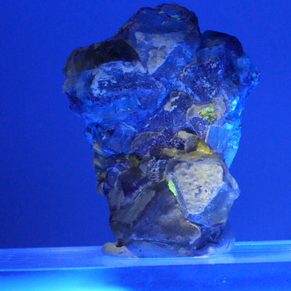 Seltene Phantom Fluorit, Orthoklas, Hyalit Opal Stufe Erongo, Namibia 53*42*22mm #13985