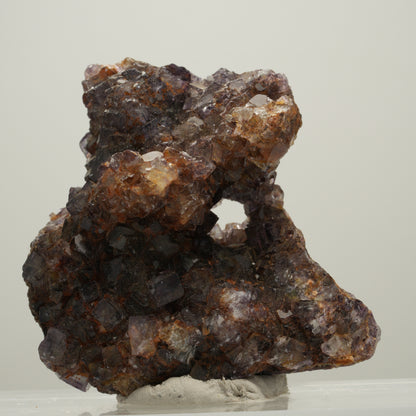 Seltene Phantom Fluorit Würfel Stufe, grün lila Okorusu, Namibia 55*54*27mm #13986