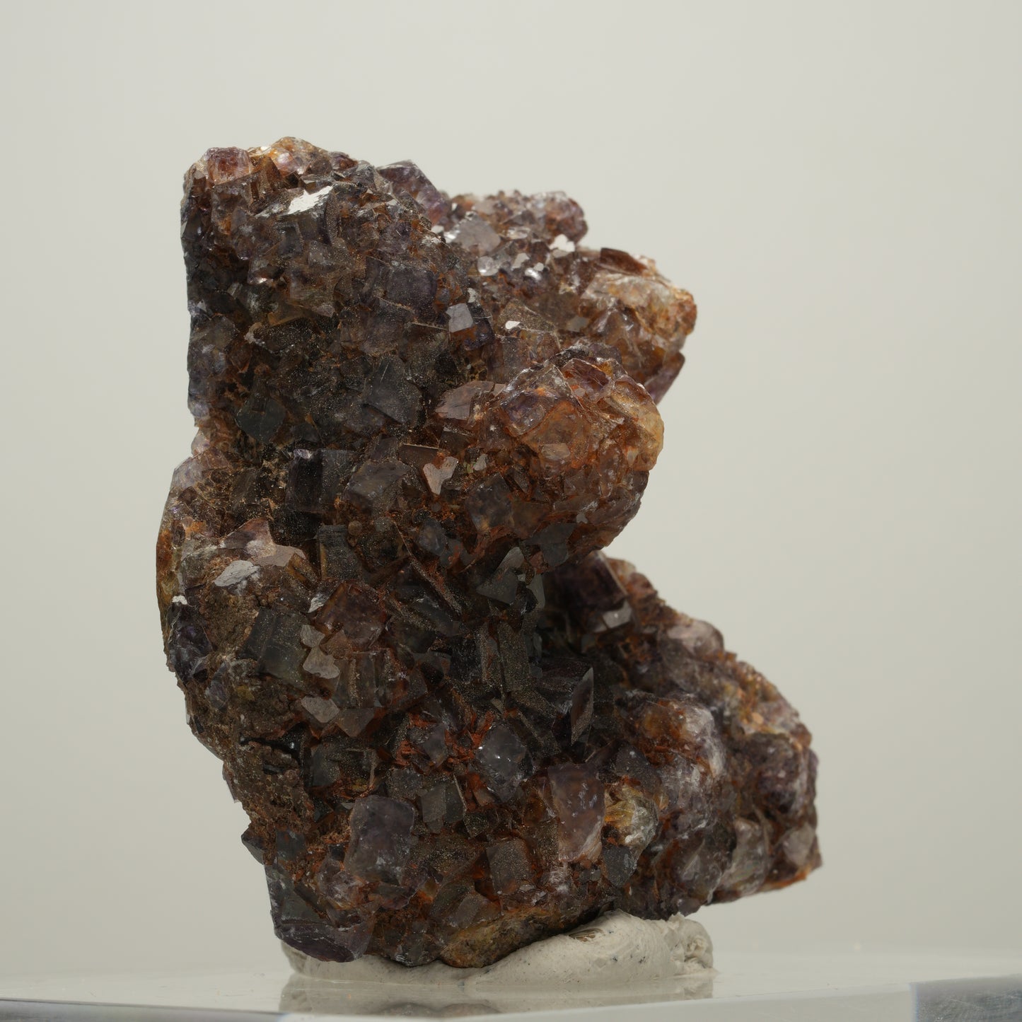 Seltene Phantom Fluorit Würfel Stufe, grün lila Okorusu, Namibia 55*54*27mm #13986