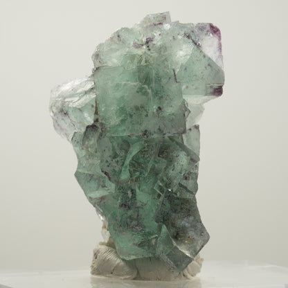 Seltene Phantom Fluorit Würfel Stufe, grün lila Okorusu, Namibia 61*45*27mm #13987