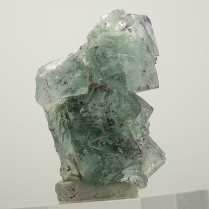 Seltene Phantom Fluorit Würfel Stufe, grün lila Okorusu, Namibia 61*45*27mm #13987