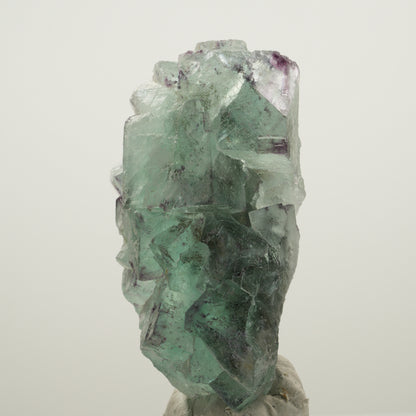 Seltene Phantom Fluorit Würfel Stufe, grün lila Okorusu, Namibia 61*45*27mm #13987