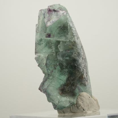 Seltene Phantom Fluorit Würfel Stufe, grün lila Okorusu, Namibia 61*45*27mm #13987