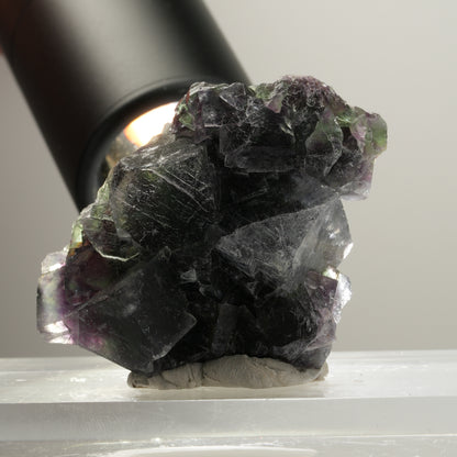 Seltene Phantom Fluorit Würfel Stufe, grün lila Okorusu, Namibia 54*38*28mm #13989