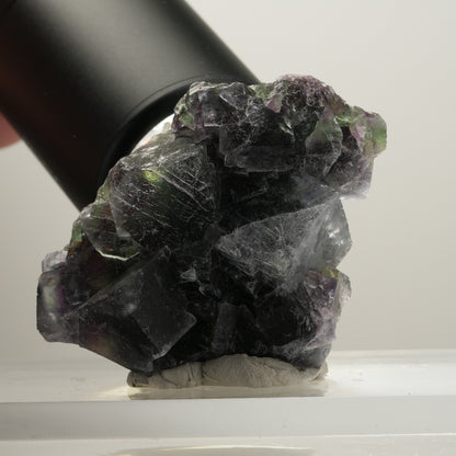 Seltene Phantom Fluorit Würfel Stufe, grün lila Okorusu, Namibia 54*38*28mm #13989