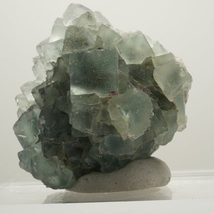 Seltene Phantom Fluorit Würfel Stufe, grün Okorusu, Namibia 56*50*31mm #13990