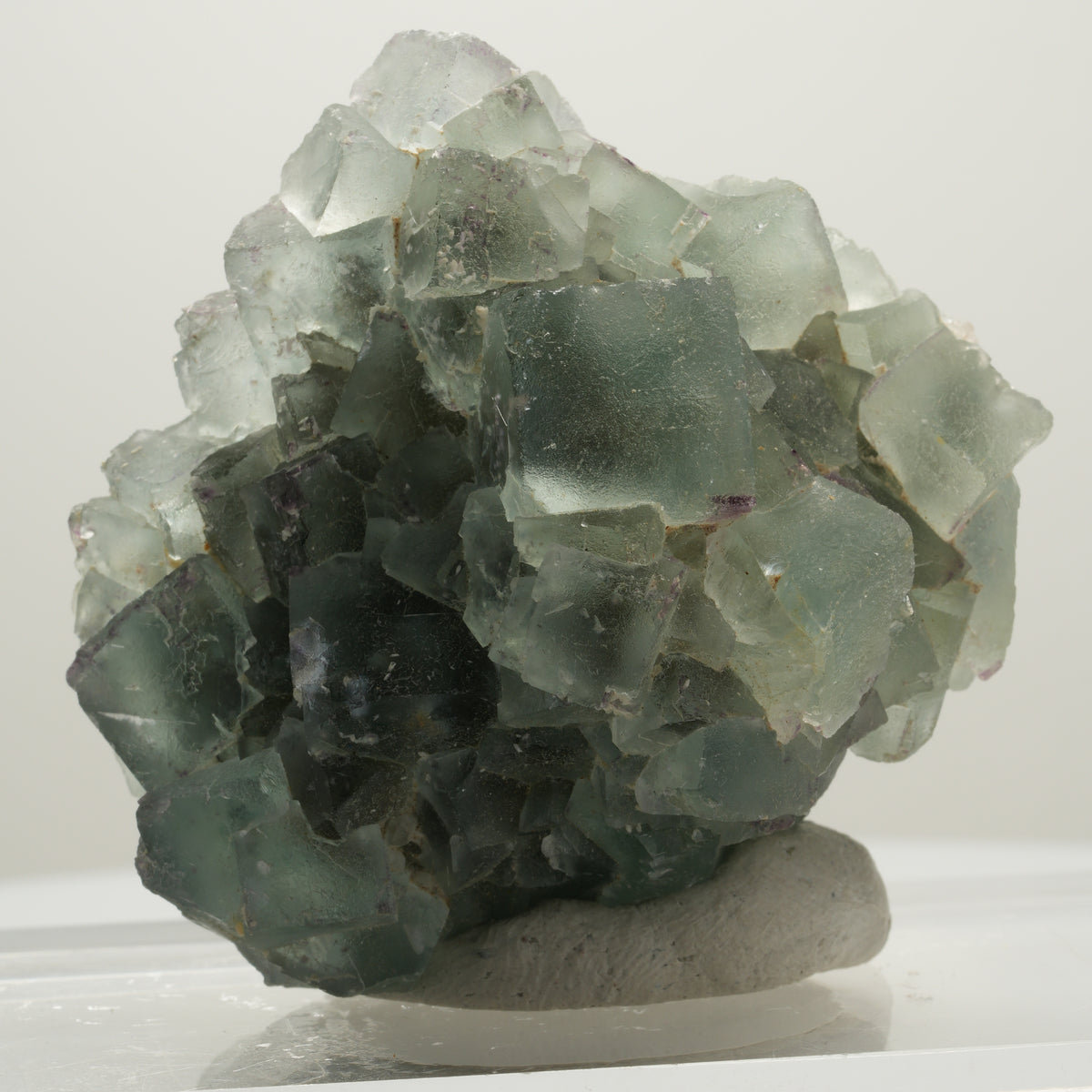Seltene Phantom Fluorit Würfel Stufe, grün Okorusu, Namibia 56*50*31mm #13990