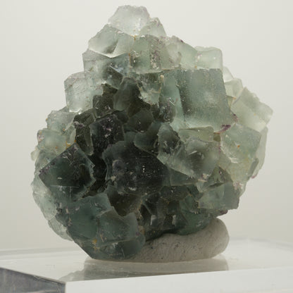 Seltene Phantom Fluorit Würfel Stufe, grün Okorusu, Namibia 56*50*31mm #13990