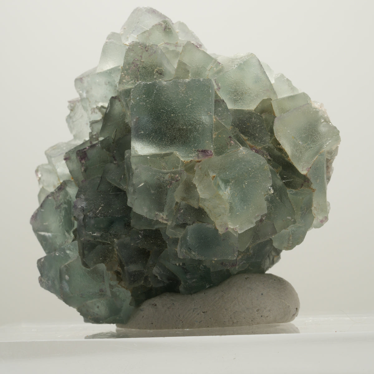 Seltene Phantom Fluorit Würfel Stufe, grün Okorusu, Namibia 56*50*31mm #13990