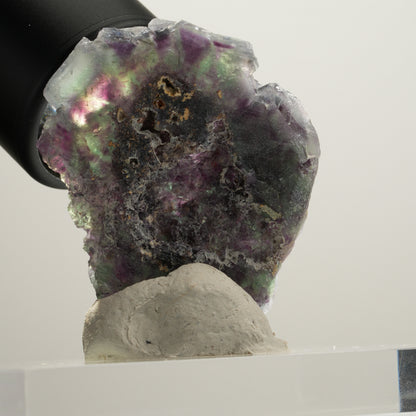 Seltene Phantom Fluorit Würfel Stufe, grün lila Okorusu, Namibia 50*40*17mm #13991