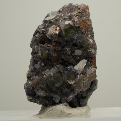 Seltene klare Phantom Fluorit Würfel, Quarz Stufe Okorusu, Namibia 53*35*25mm #13994