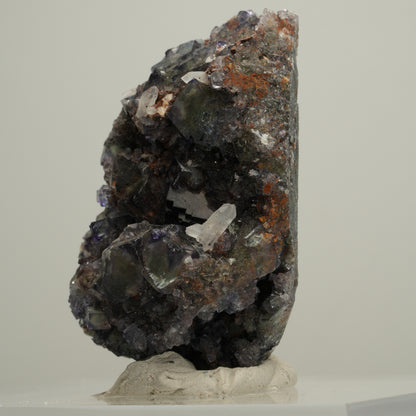 Seltene klare Phantom Fluorit Würfel, Quarz Stufe Okorusu, Namibia 53*35*25mm #13994