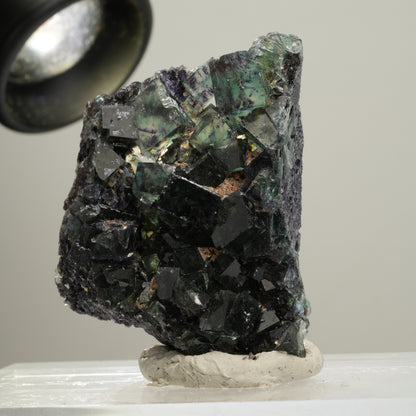 Seltene Phantom Fluorit Würfel Stufe, grün lila Okorusu, Namibia 48*38*14mm #13996