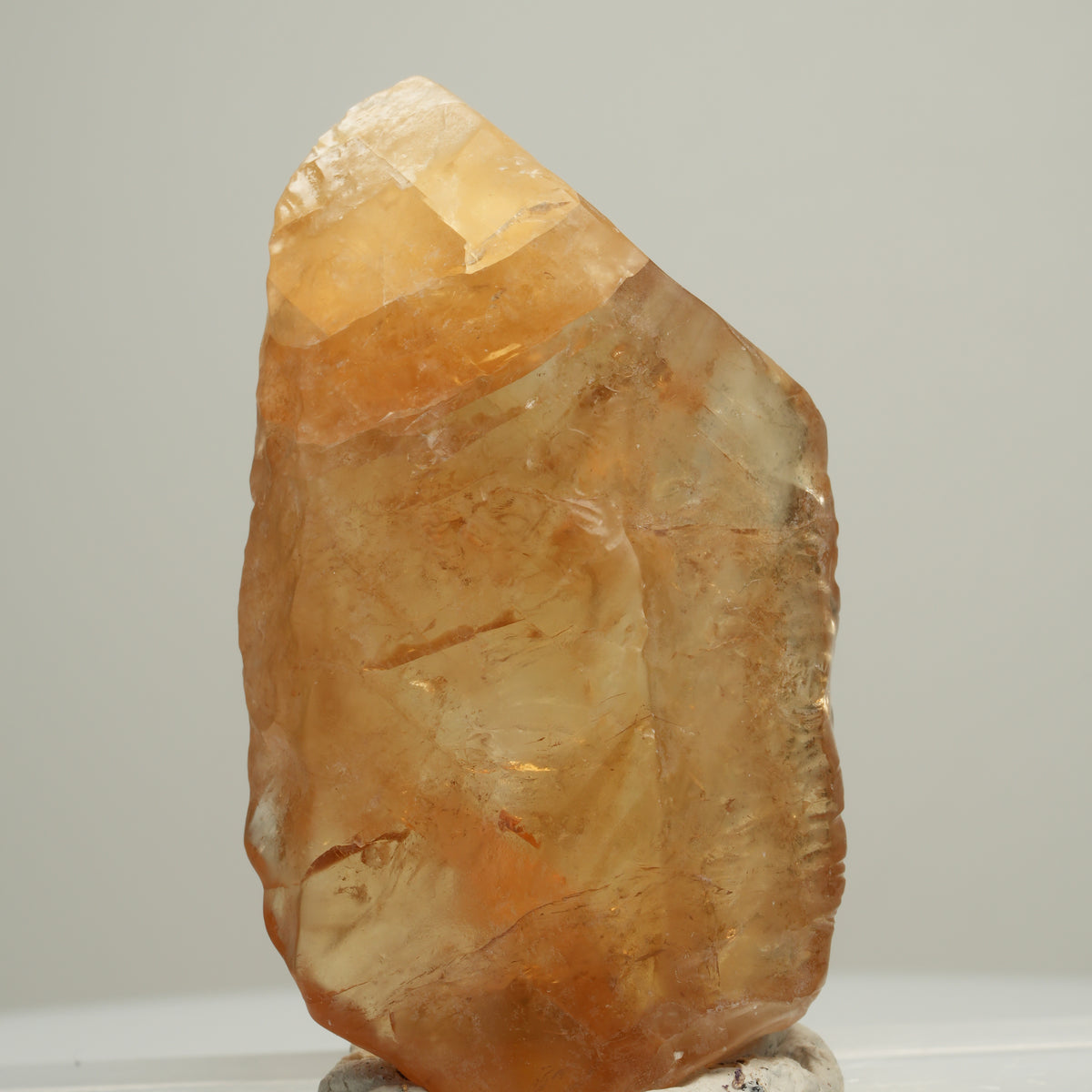 Natürlicher Honig Calcit Kristall, gelb orange Erongo, Namibia 57*31*18mm #13997