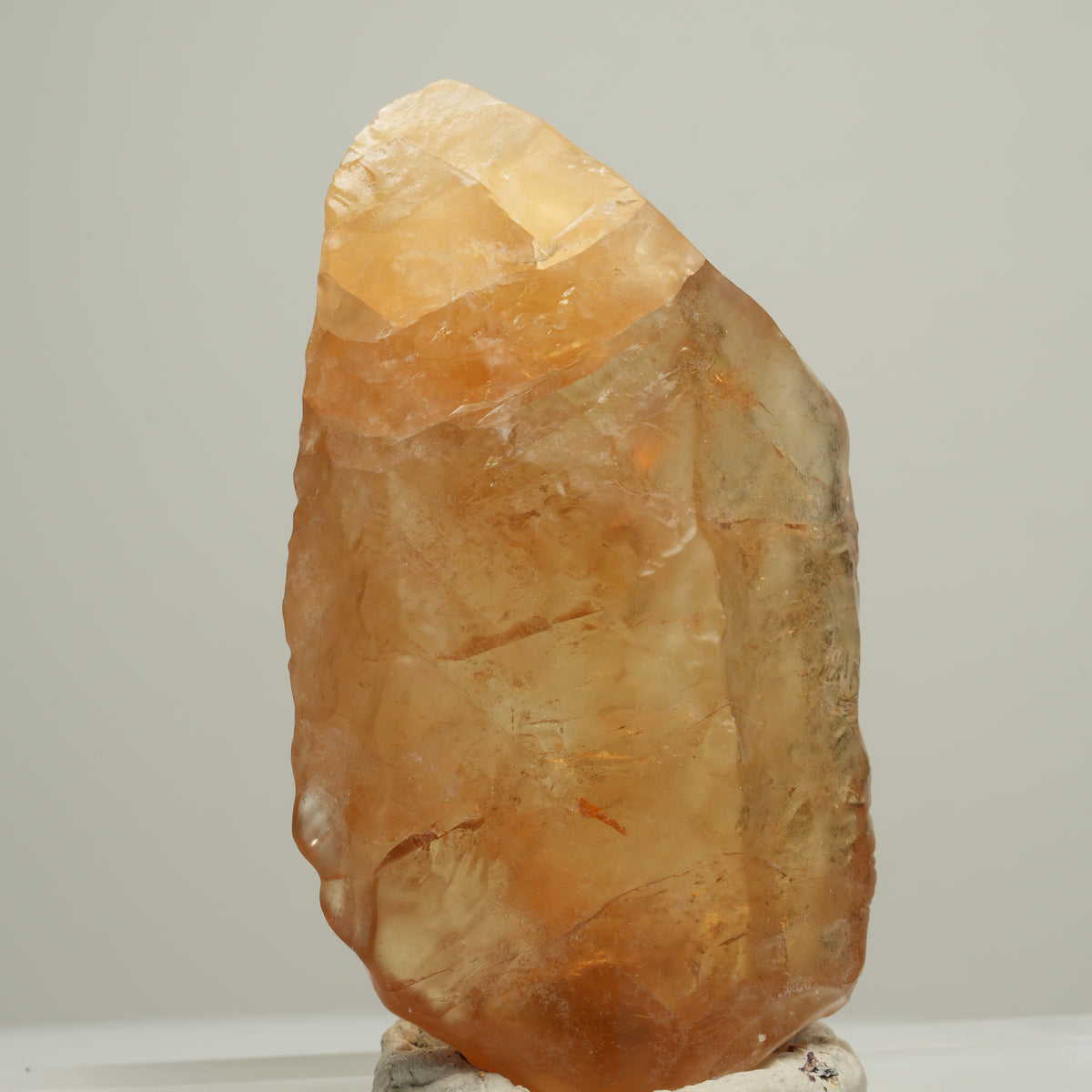 Natürlicher Honig Calcit Kristall, gelb orange Erongo, Namibia 57*31*18mm #13997