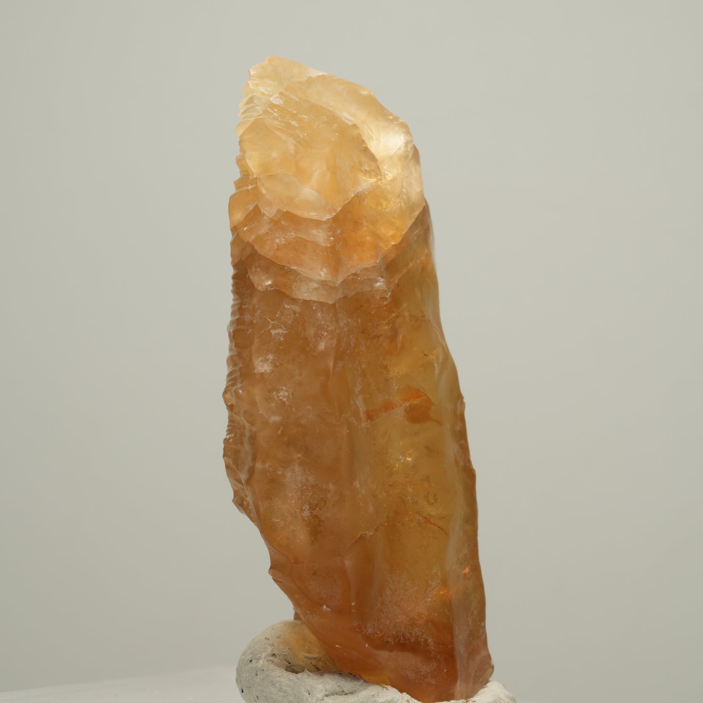 Natürlicher Honig Calcit Kristall, gelb orange Erongo, Namibia 57*31*18mm #13997