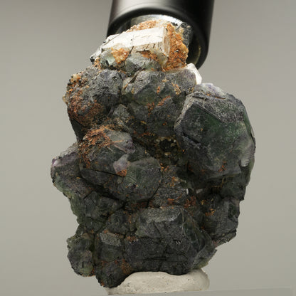 Phantom Fluorit, Goshenit (Beryl), Schörl Turmalin, Muskovit Erongo, Namibia 82*60*30mm #14012