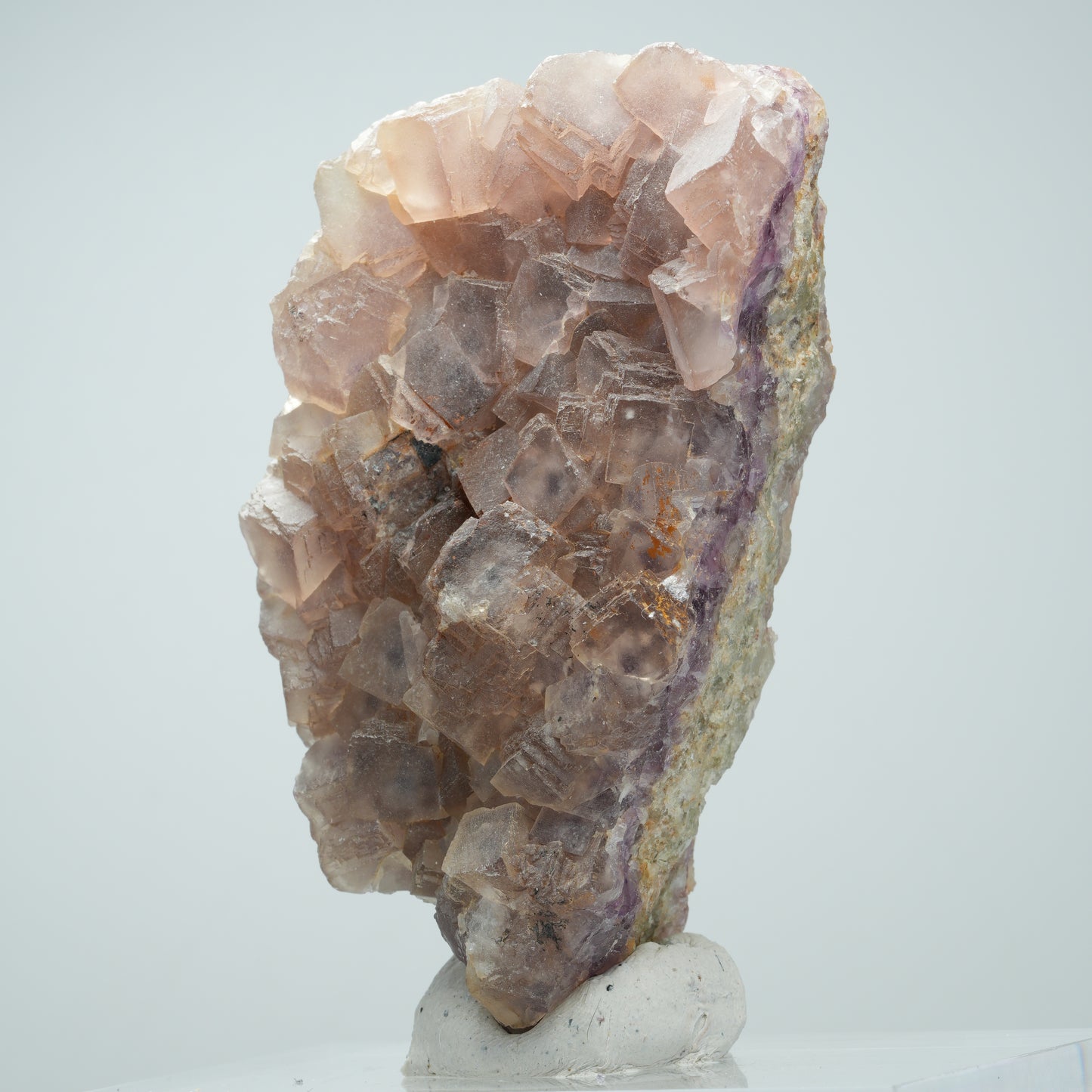 Seltene Phantom Fluorit Würfel Stufe, zonar Spitzkoppe, Namibia 86*47*33mm #14017