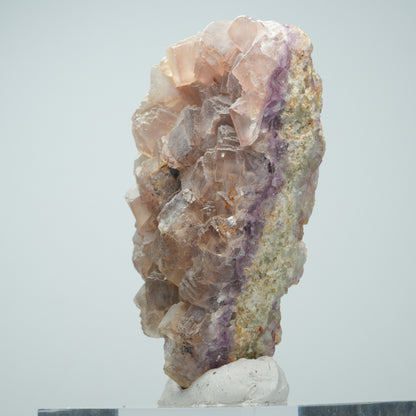 Seltene Phantom Fluorit Würfel Stufe, zonar Spitzkoppe, Namibia 86*47*33mm #14017