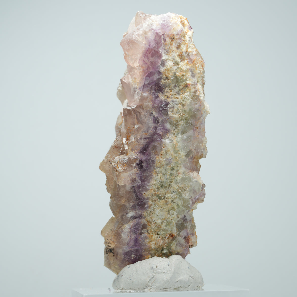 Seltene Phantom Fluorit Würfel Stufe, zonar Spitzkoppe, Namibia 86*47*33mm #14017