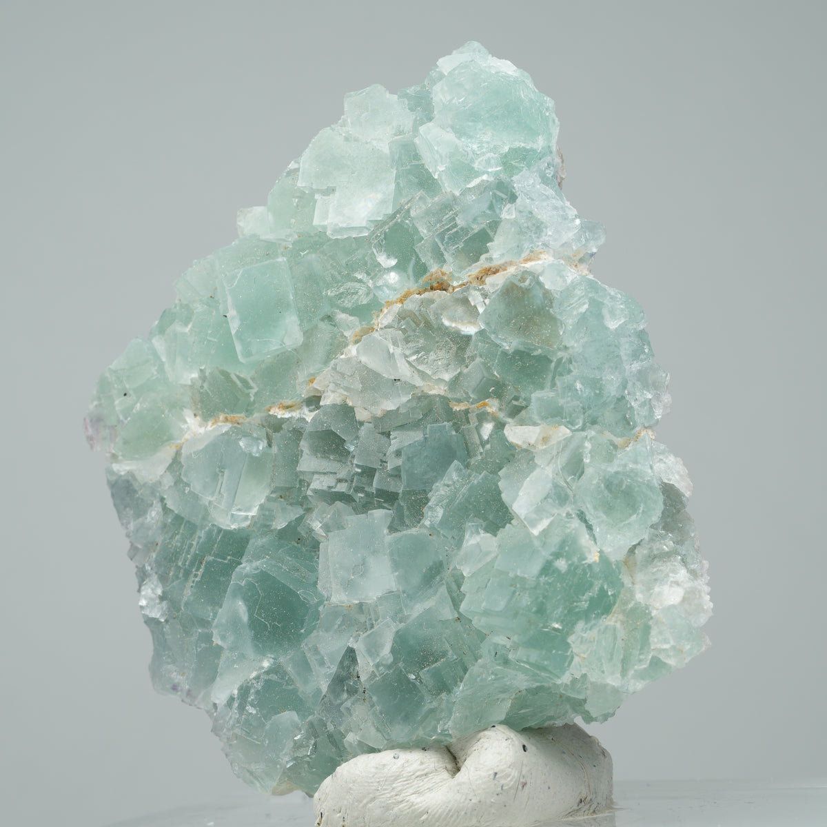 Phantom Fluorit Würfel Stufe, parkettiert Omehane, Namibia 73*67*20mm #14018