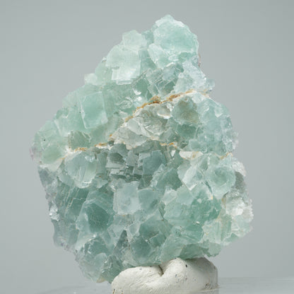 Phantom Fluorit Würfel Stufe, parkettiert Omehane, Namibia 73*67*20mm #14018