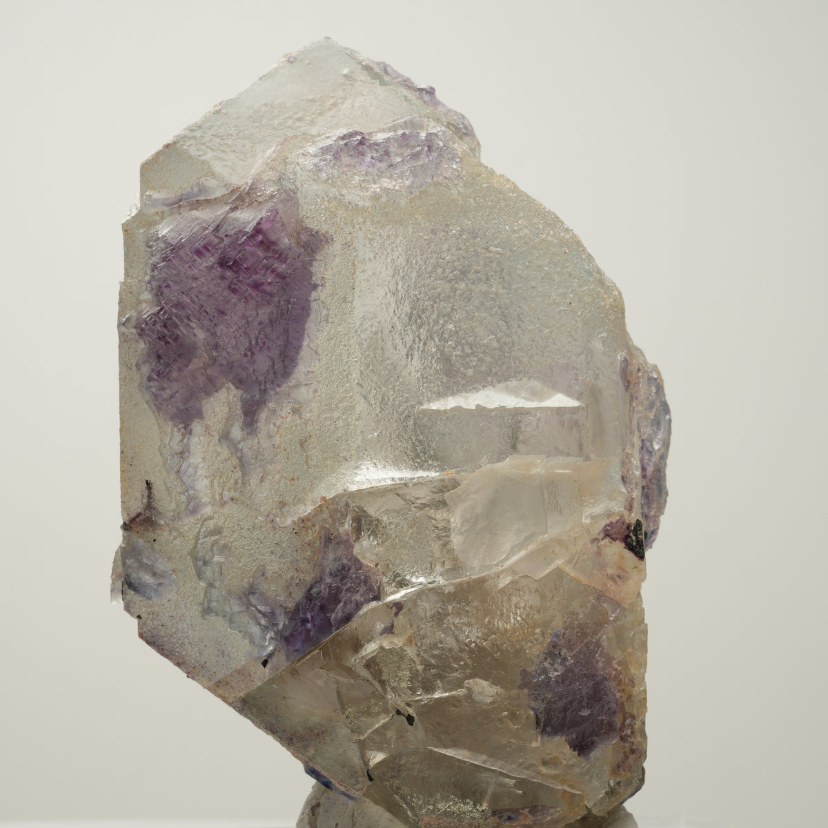 Klare Phantom Fluorit, Schörl Turmalin, Muskovit Stufe Erongo Namibia 82*50*47mm #14020