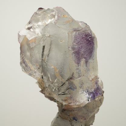 Klare Phantom Fluorit, Schörl Turmalin, Muskovit Stufe Erongo Namibia 82*50*47mm #14020