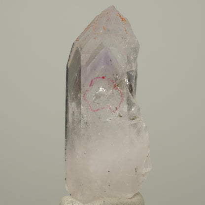 Enhydro Skelett Phantom Amethyst mit Hämatit, 1x Blase Streep Mine, Namibia 47*17*17mm #14022