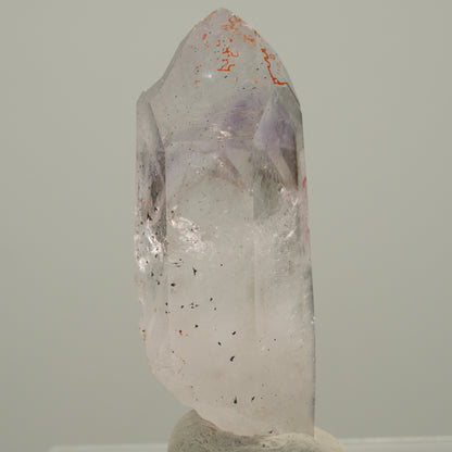 Enhydro Skelett Phantom Amethyst mit Hämatit, 1x Blase Streep Mine, Namibia 47*17*17mm #14022