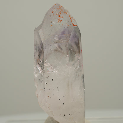 Enhydro Skelett Phantom Amethyst mit Hämatit, 1x Blase Streep Mine, Namibia 47*17*17mm #14022