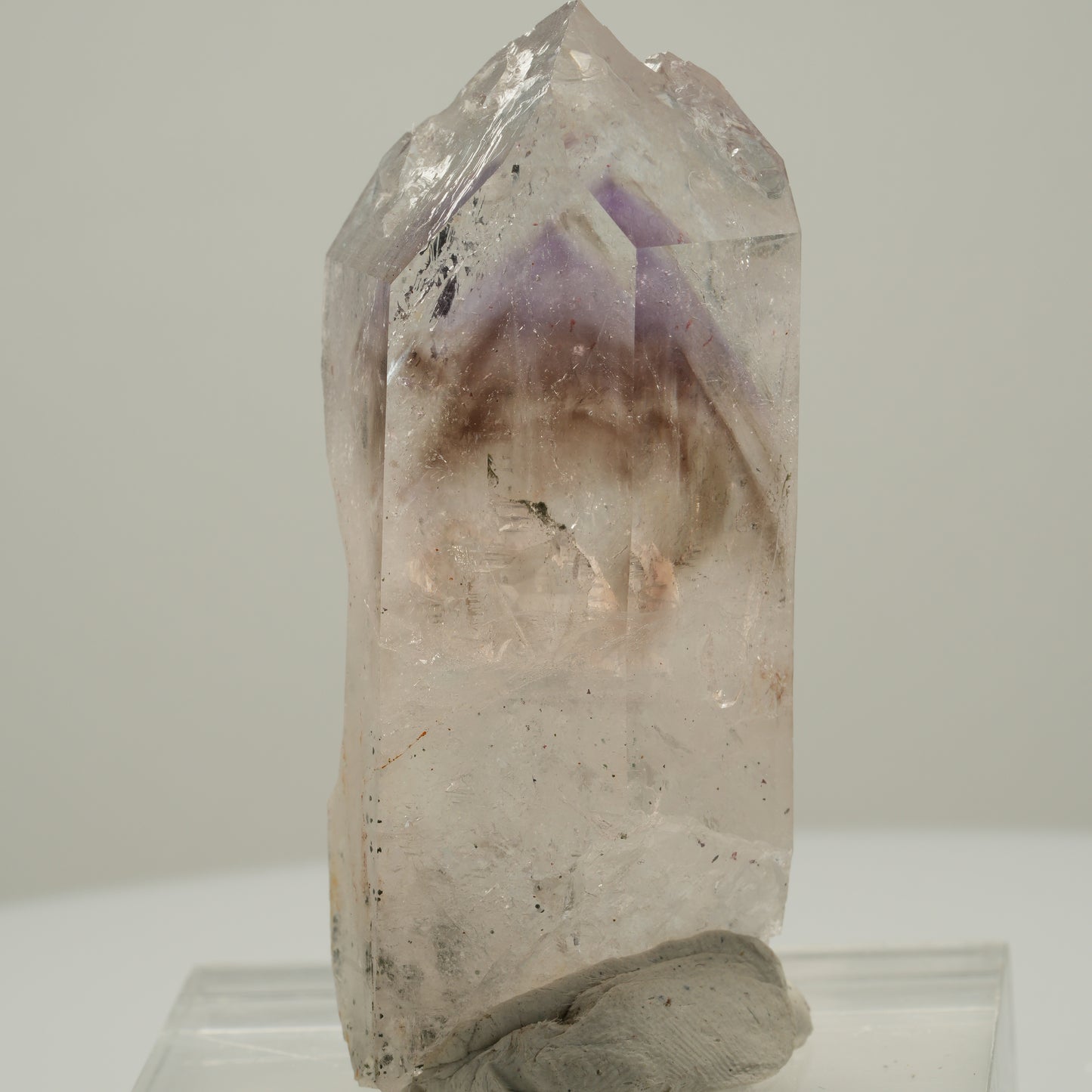 Seltene Skelett Phantom Amethyst Spitze Streep Mine Goboboseb Namibia 62*24*22mm #14026