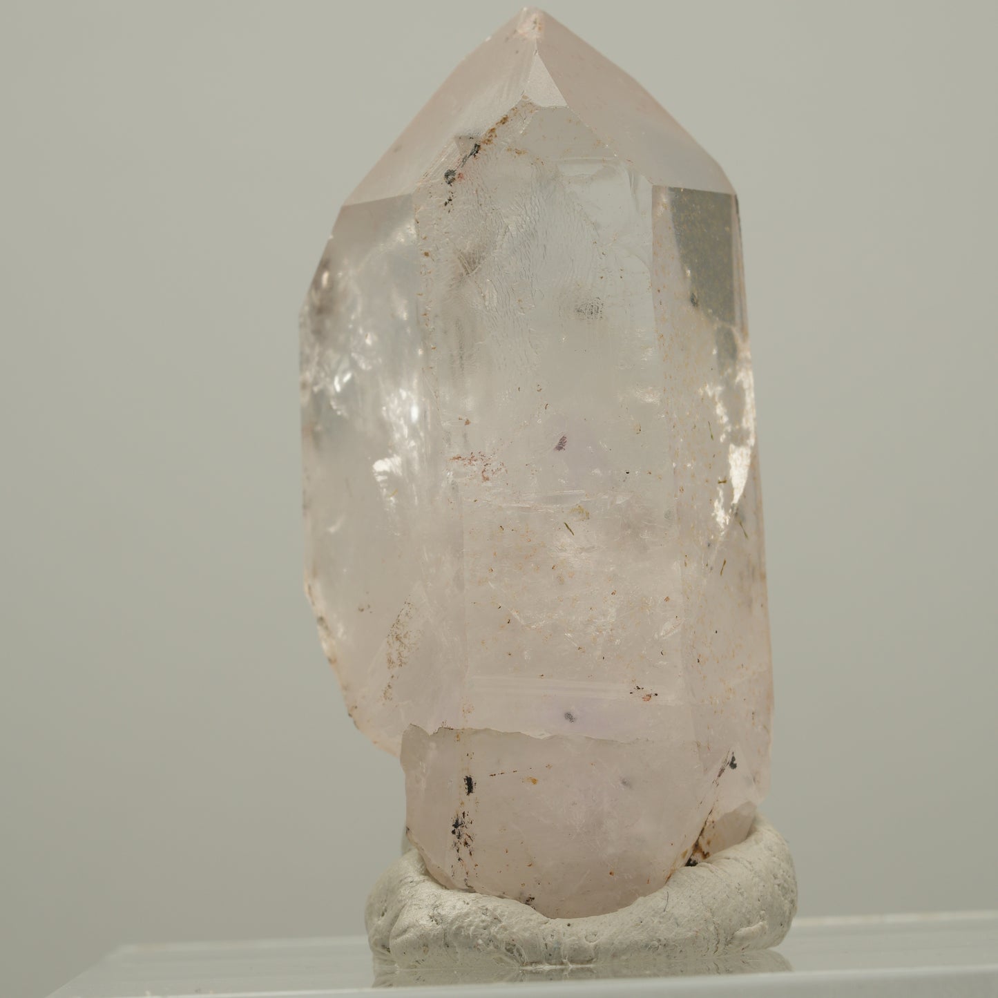 Skelett Phantom Amethyst mit Hämatit Streep Mine, Goboboseb, Namibia 49*25*20mm #14030