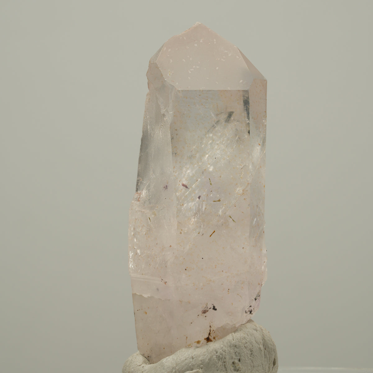 Skelett Phantom Amethyst mit Hämatit Streep Mine, Goboboseb, Namibia 49*25*20mm #14030