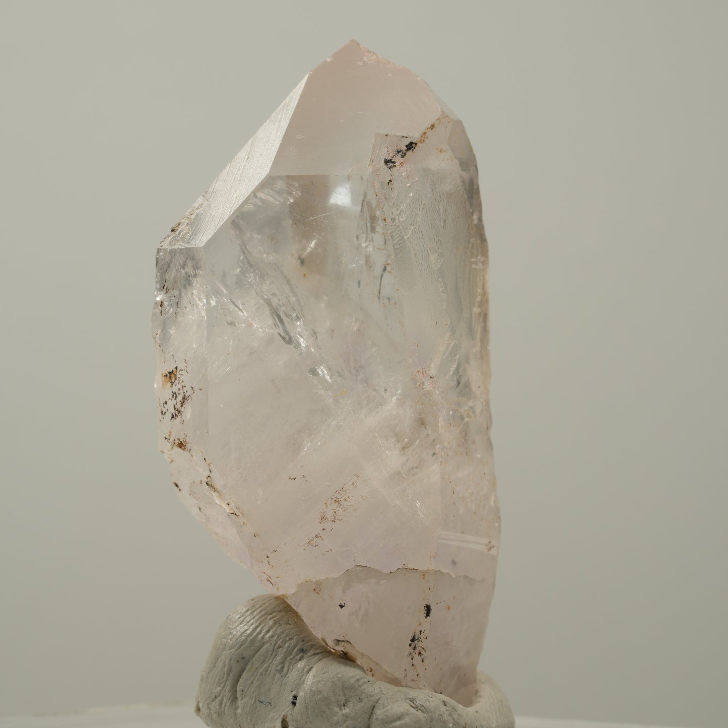 Skelett Phantom Amethyst mit Hämatit Streep Mine, Goboboseb, Namibia 49*25*20mm #14030