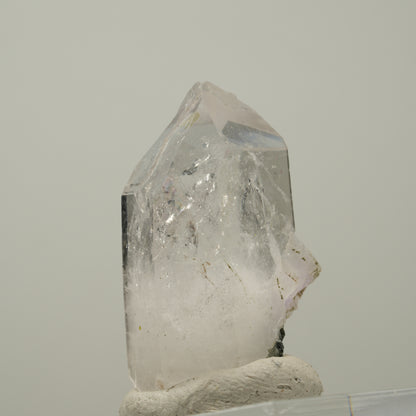 Skelett Phantom Amethyst mit Epidot, Hämatit Streep Mine Goboboseb Namibia 47*24*17mm #14031