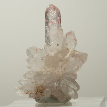 Enhydro Phantom Rauchquarz Skelett Spitzen, 1x Blase Goboboseb, Namibia 55*41*21mm #14034