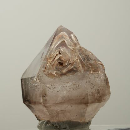 Enhydro Skelett Fenster Phantom Rauchquarz Zepter, 2x Blase Goboboseb, Namibia 41*33*28mm #14037